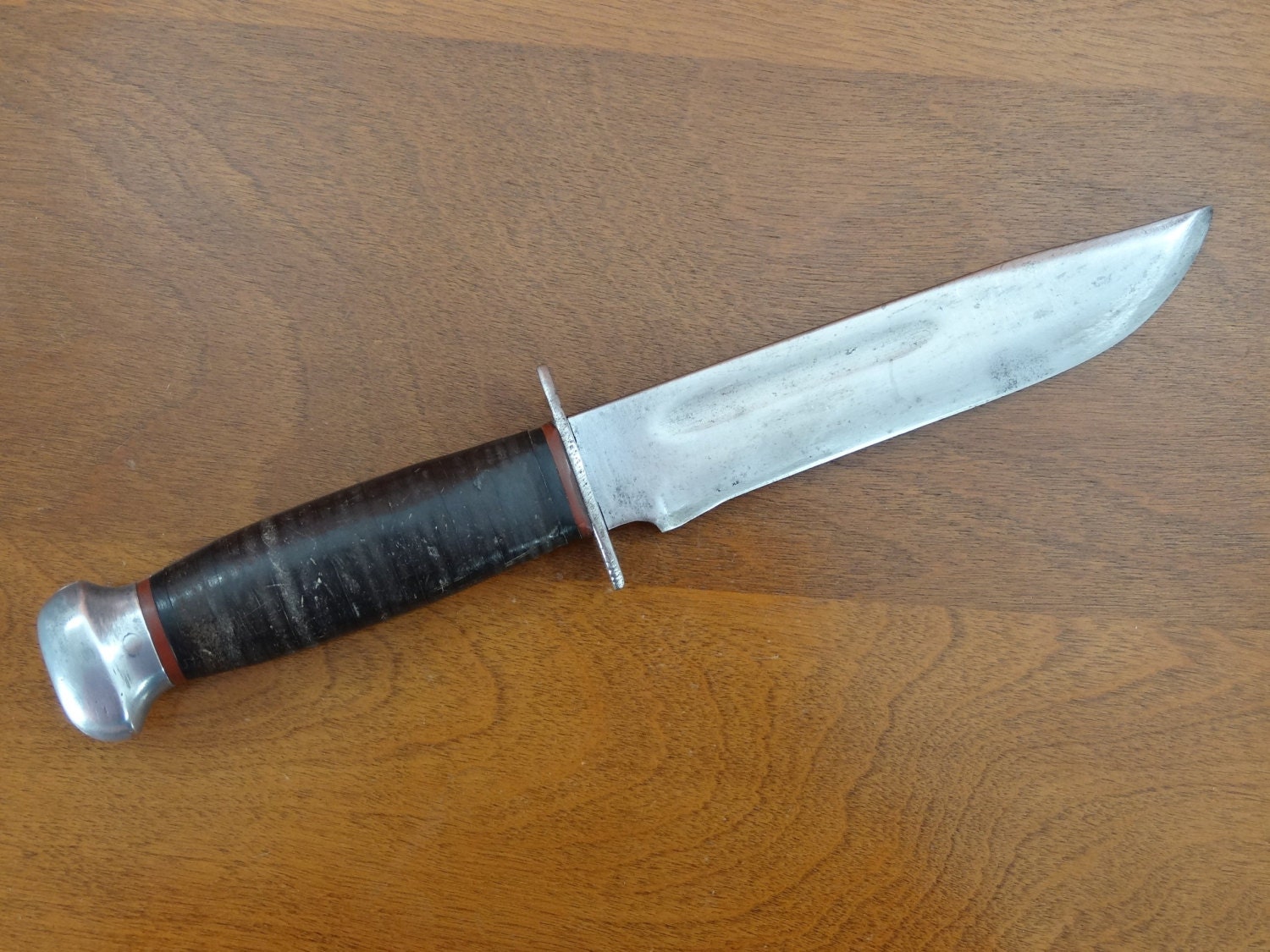 WWII Era Pal USA RH36 Bowie Hunting/Fighting Knife. Very Nice.