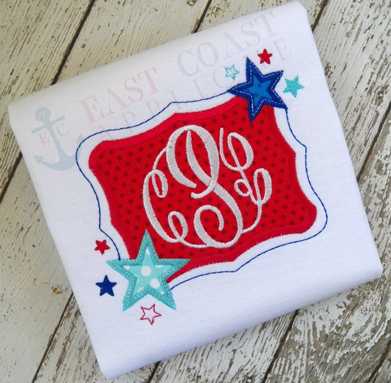 Star burst frame machine embroidery design