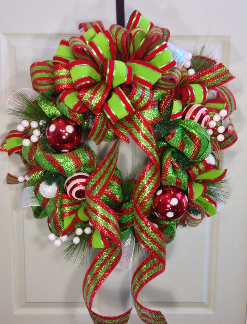 christmas mesh wreath christmas mesh wreath
