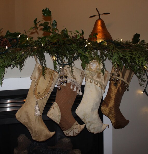 Items similar to Handmade Christmas Stockings on Etsy