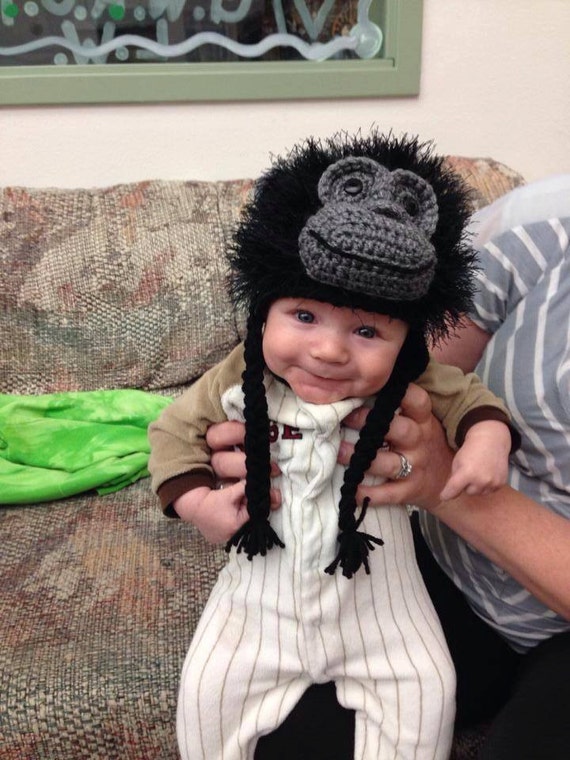 Crochet Gorilla Hat