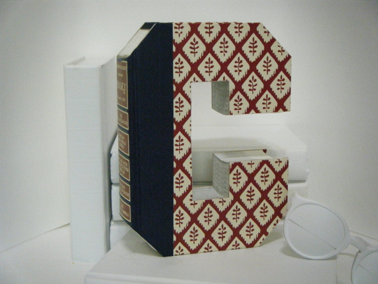 BOOK LETTER C Book Art Books Cut Into Letters Unique