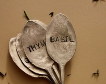 Herb Garden Spoon Markers - set of 6