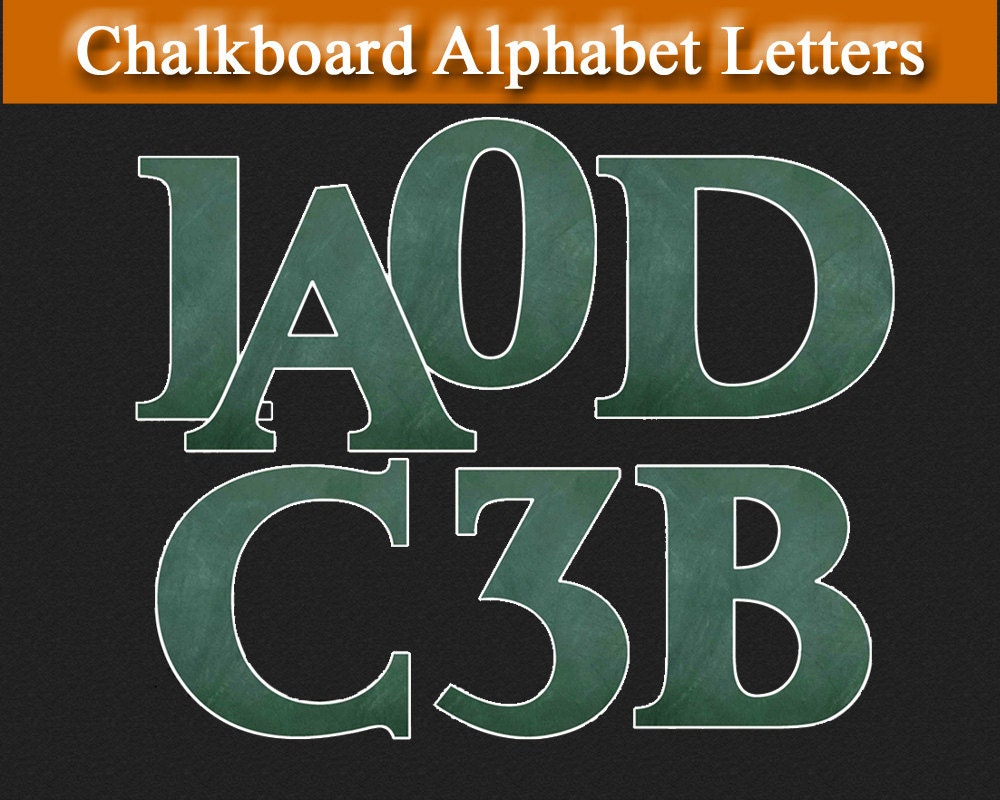 abc chalkboard clipart - photo #19
