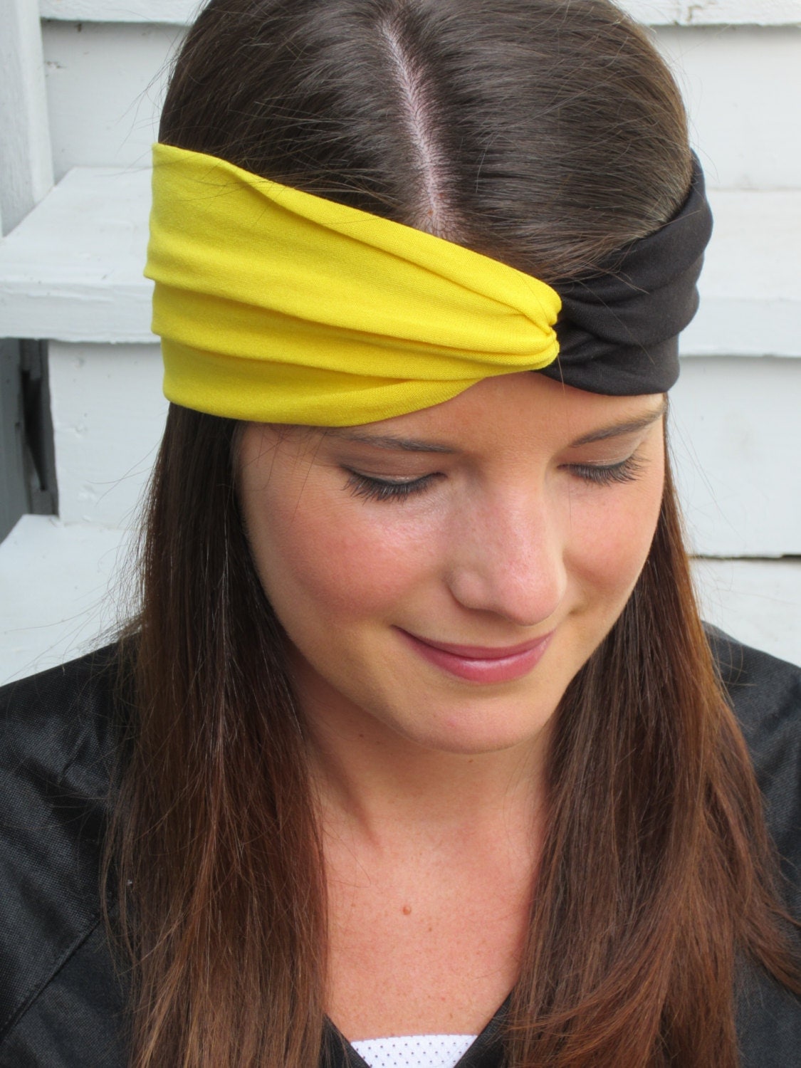 Pittsburgh Steelers Headband Black and Yellow Headband