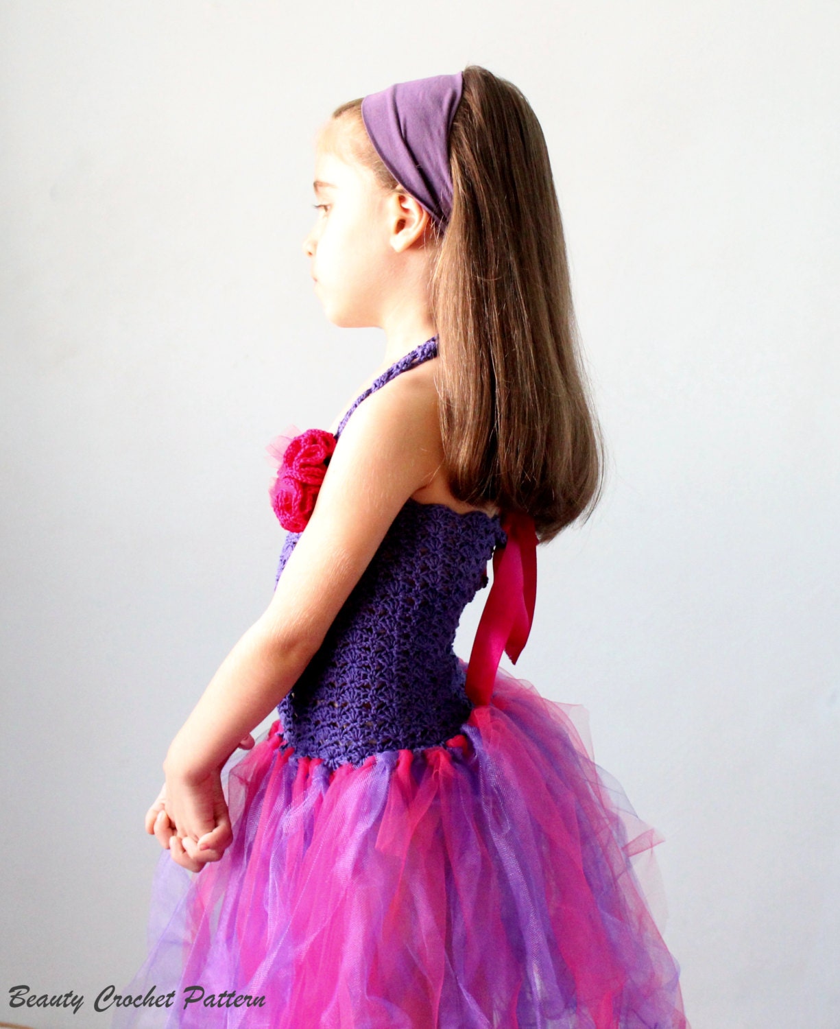 crochet dress tutu pattern Size Child Dress Tutu by Crochet BeautyCrochetPattern Baby Pattern