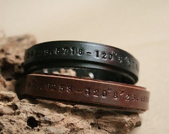 2x Matching Bracelet, His and Her Bracelets, Couple Bracelet, Best Friend bracelet, Leather Cuff Bracelet, Personalized leather bracelet