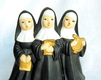 Singing Nun Trio Music Box Silent Night