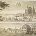Erik Dahlberg Suecia Antiqua Engraving Views Akeroo Castle and Adoo Estate 1717