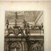Rare Antique French Engraving Print "Landscape Portrait Panel" Le Pautre 1752 #2