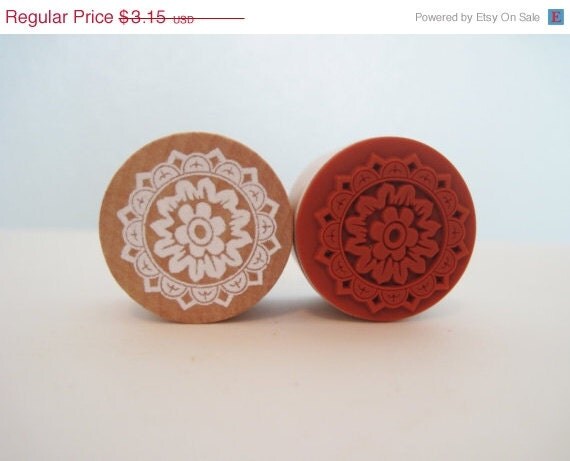 ON SALE Vintage Lace Doilies Round Rubber Stamp style 5 Il_570xn