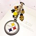 Pittsburgh Steelers cell phone charm, dust plug charm