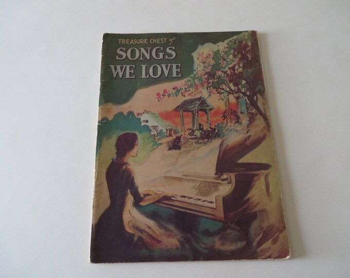Vintage Sheet Music - 1936 Music Book - Treasure Chest of Songs We Love