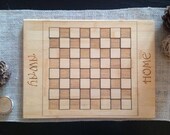 Personalized Checkers/Chess Board. Who said you couldn't play with your food??