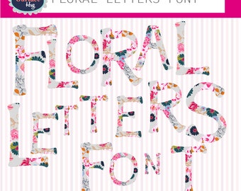 Font Download, Digital fonts, Fonts, Font download, Floral font, Alphabet, commercial use, Typeface, Fonts, Digital font, Scrapbooking