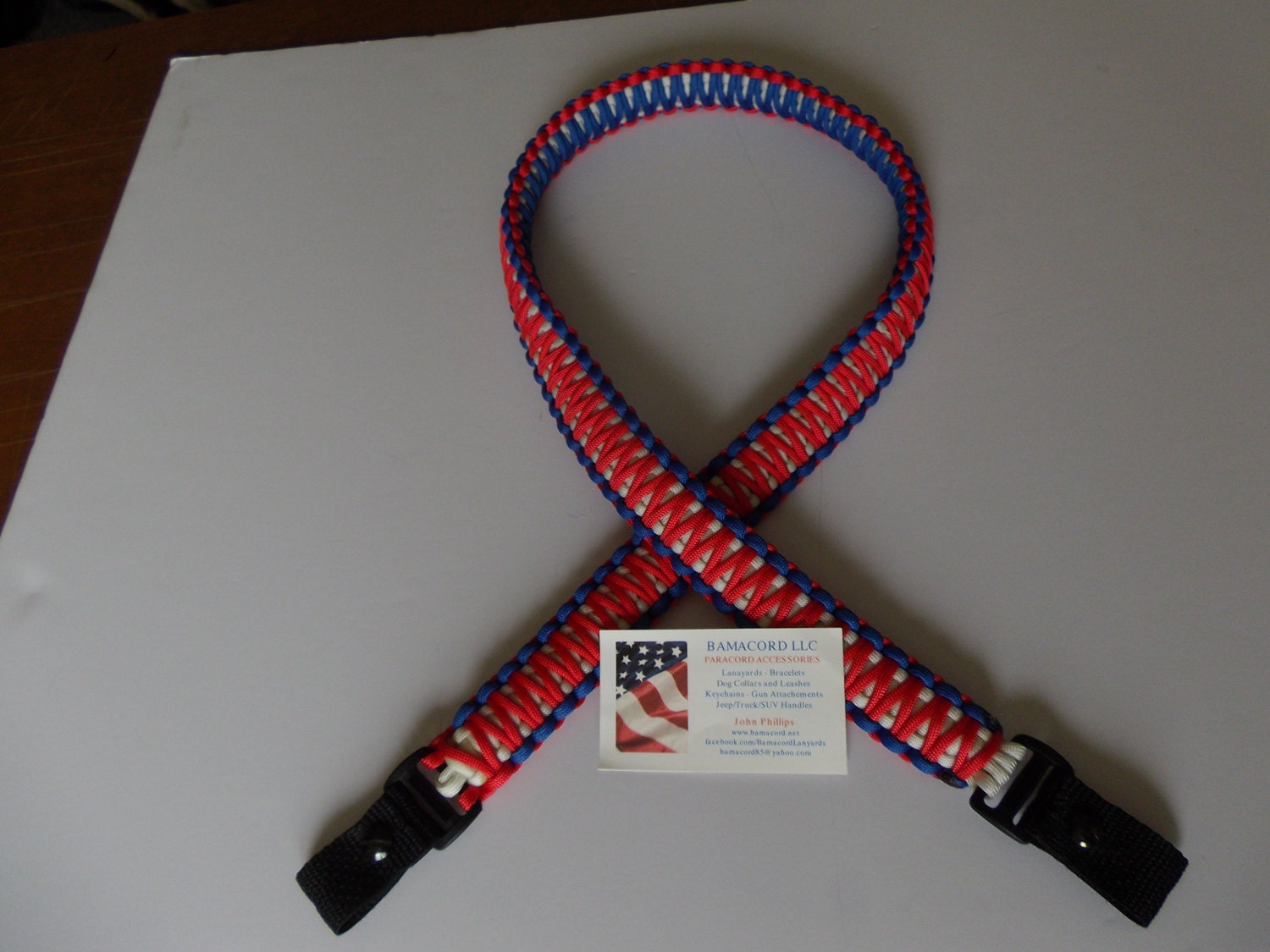 Paracord Rifle Sling Universal Attachments Choose by BAMACORD