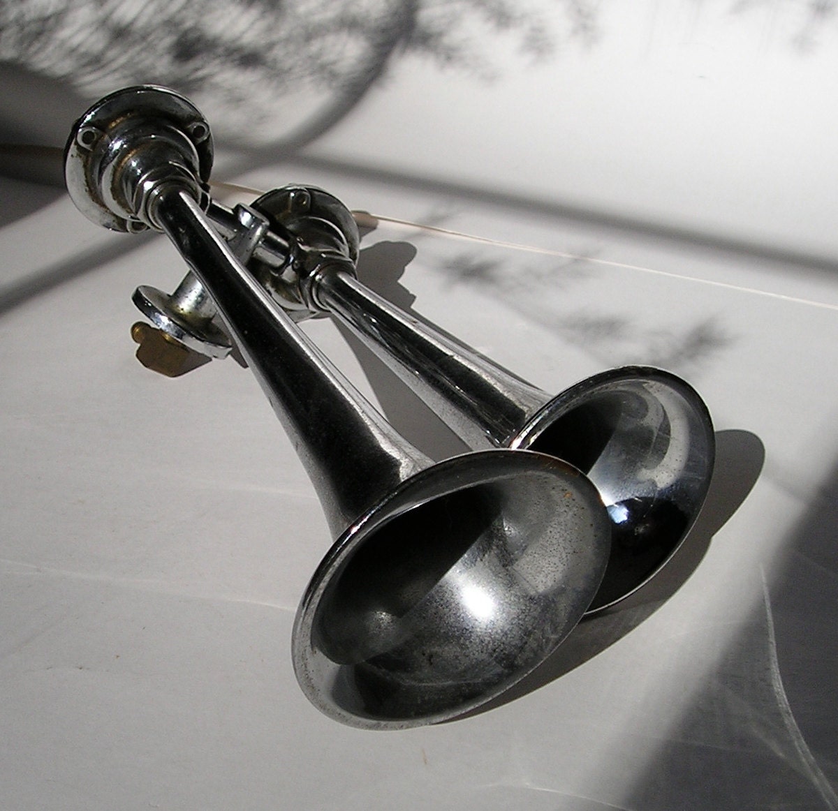 Vintage Grover Products Dual Air Horns by AuntysTeeks on Etsy