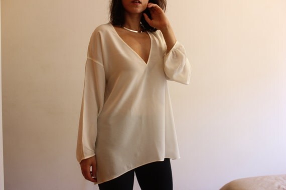 pearl white blouse