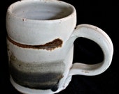Large Vintage CERAMIC MUG / Hand-Painted Hand-Thrown / 'As NEW' Condition