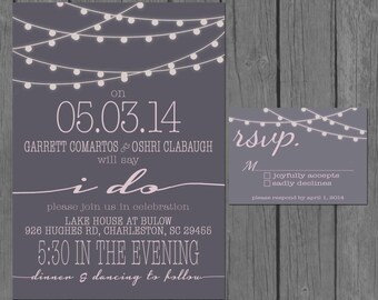 Wedding invitations for just the reception