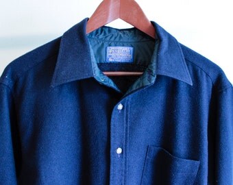 Popular items for pendleton wool shirt on Etsy