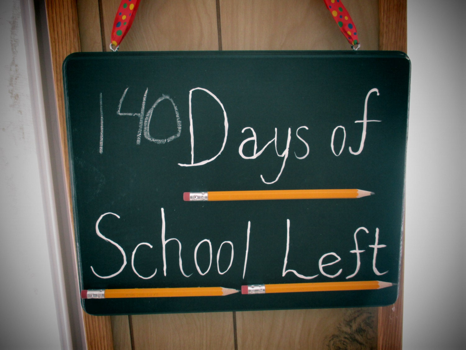 Chalkboard Days of School Left Countdown by KookyCollaborations