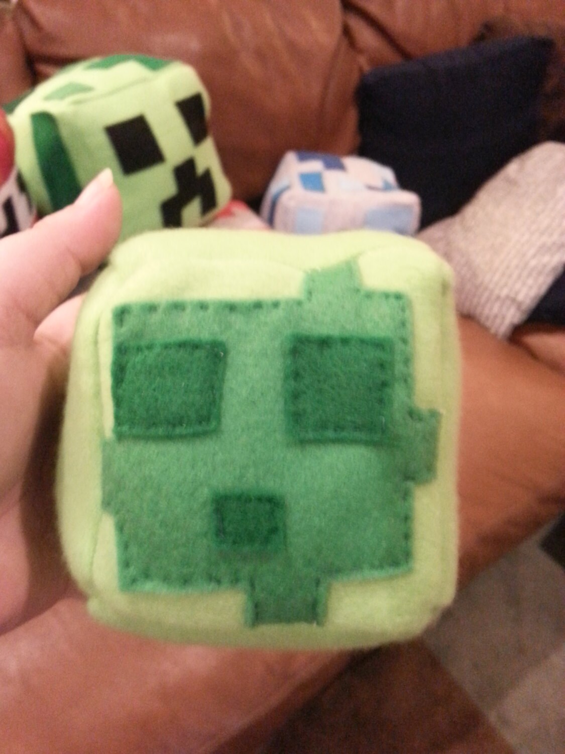 minecraft slime plush toy