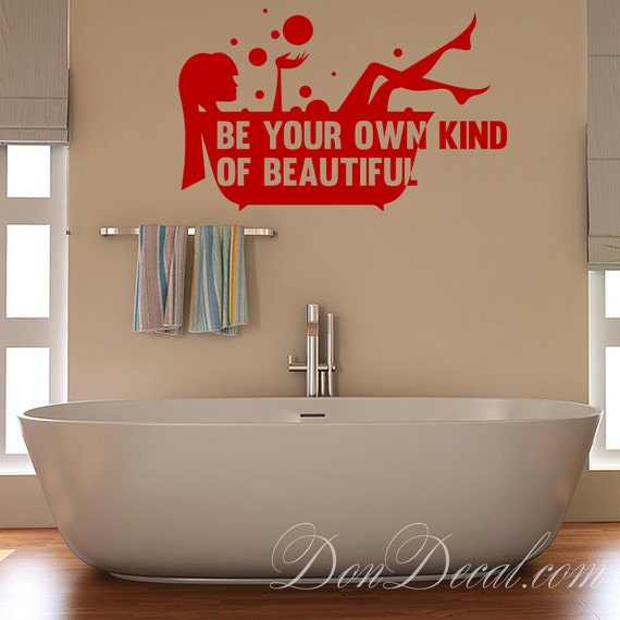 Bathroom Wall Art Decal Wall Art Sticker Decals Vinyl By DonDecal