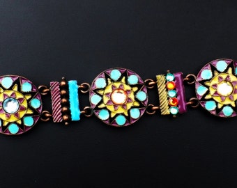 Popular items for enameled bracelet on Etsy