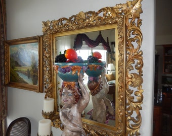 ANTIQUE GOLD MIRROR