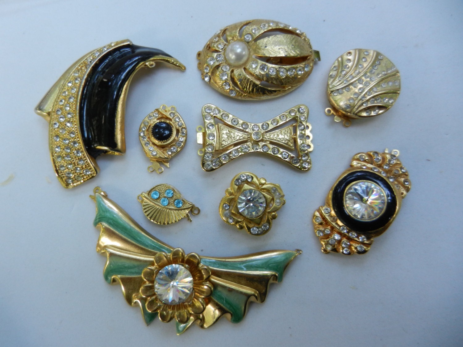 vintage clasp box Clasp Jewelry Vintageeven Closures for