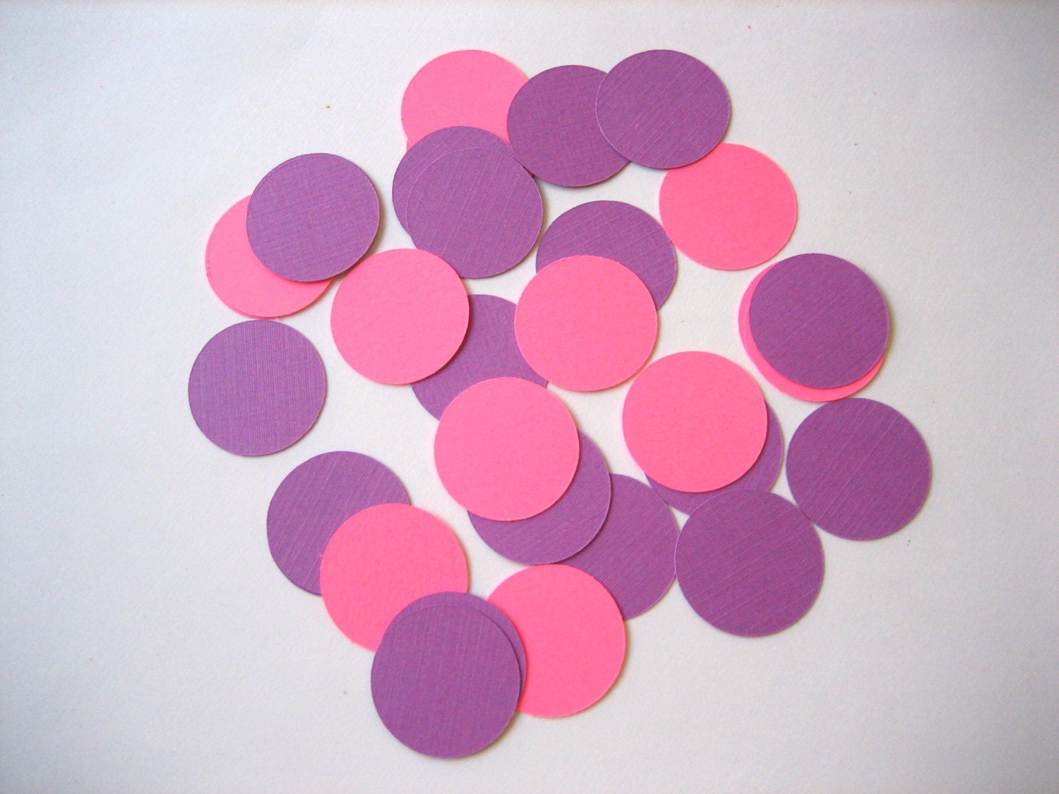 Confetti Pink and Purple Confetti Birthday Party