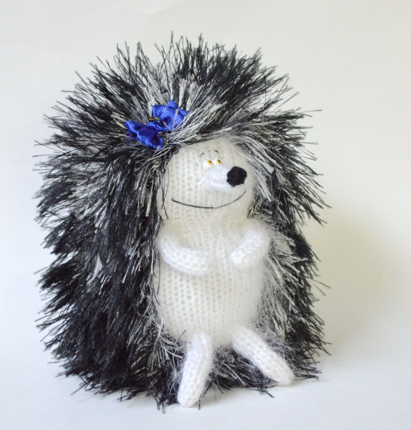 fluffy hedgehog toy