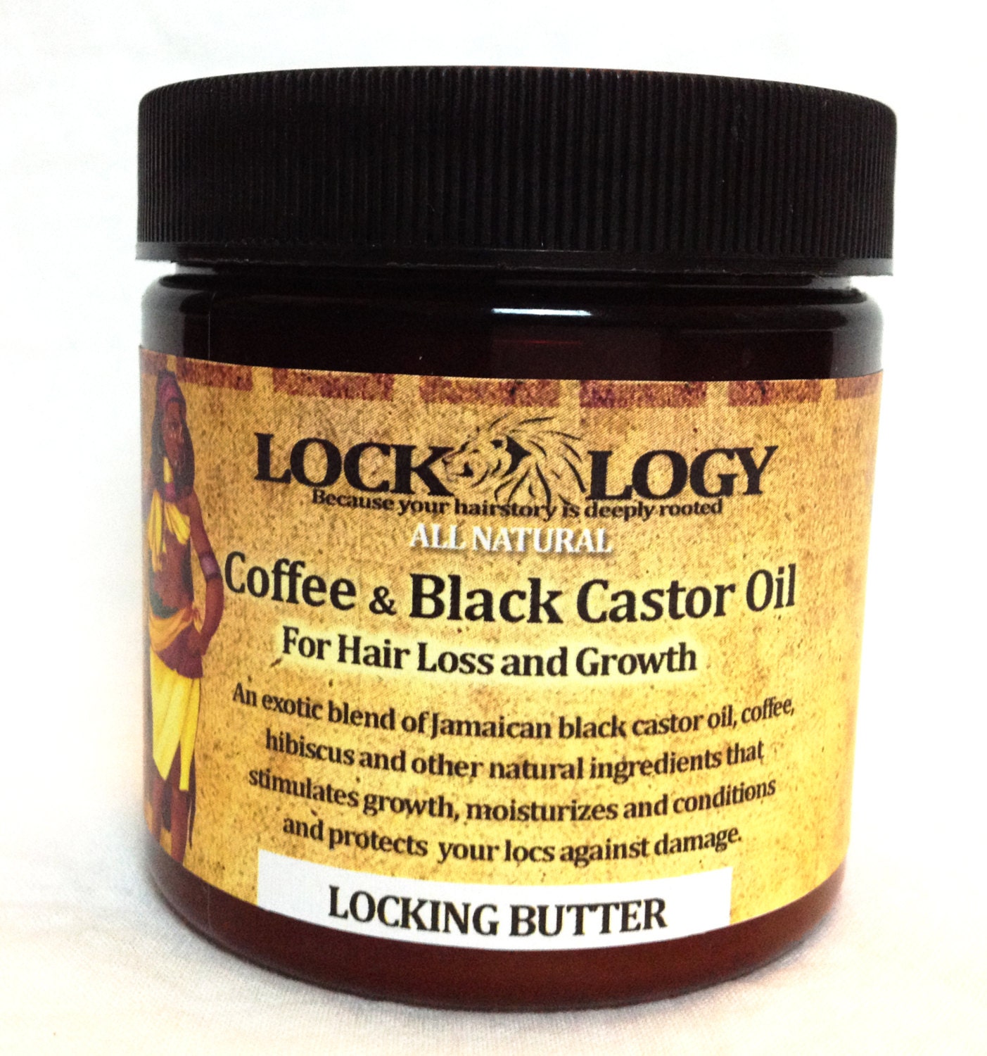 Items similar to Lockology Coffee and Black Castor Oil Dreadlocks Wax
