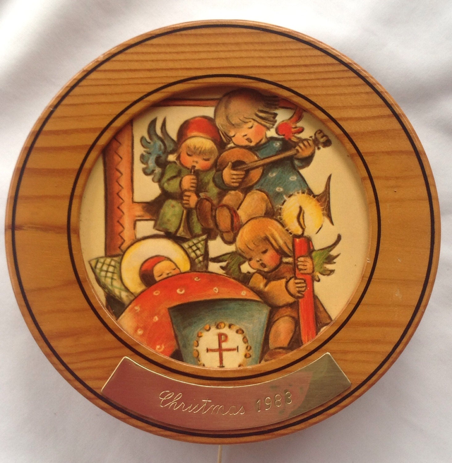 Vintage Original Hummel Wall Hanging Music Box Christmas