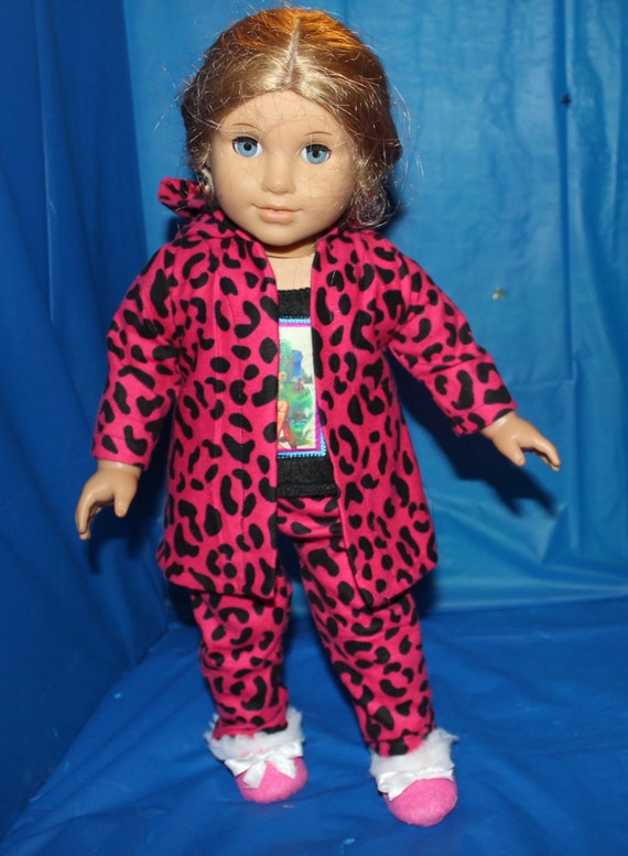 Items similar to Pink Leopard Print Katy Perry Pajamas and Robe set for ...