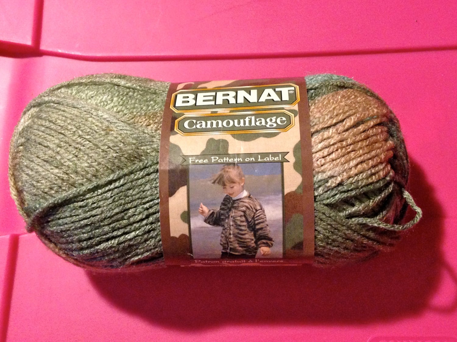 Bernat Camouflage Yarn 3.5oz