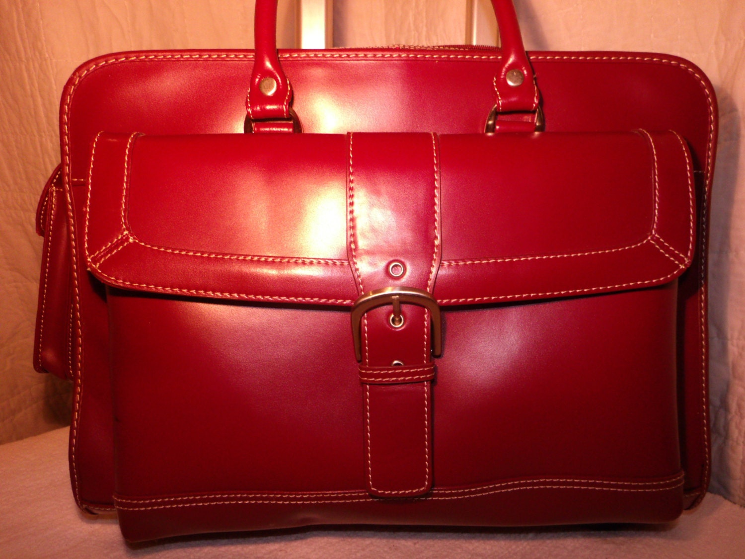 Franklin Covey Luxury Rolling Briefcase/Laptop Bag