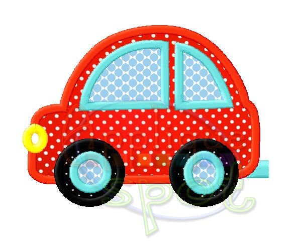 Car Baby Boy 4x4 5x7 6x10 Applique Design Embroidery Machine