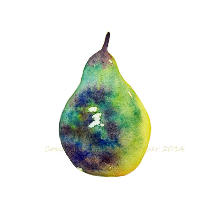 green pear clip art - photo #32