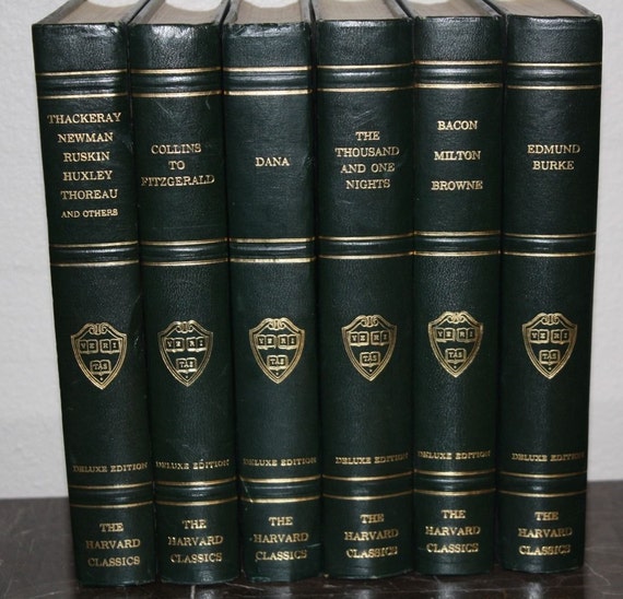 The Harvard Classics 6 Volumes Deluxe and by SecondChanceLibrary