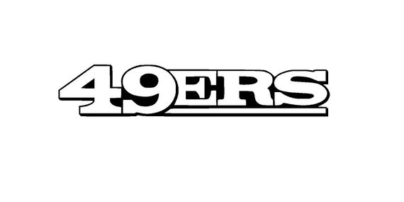 San Francisco 49ers Retro NFL Vinyl Decal Sticker Car by PaZaBri