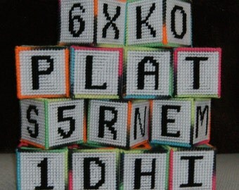 Set of 13 Lightweight 2 1/2" Jingle Baby Blocks