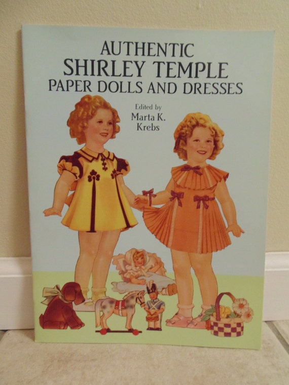 Download Shirley Temple Paper Dolls by LesliePartyAndDecals on Etsy