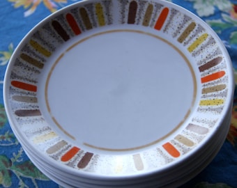 Vintage 1960's Noritake Mardi Gras 9019 Bread plate