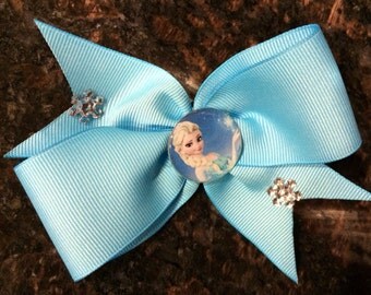 Disney's Frozen Hair Bow...Frozen Hair Bow...Elsa and Anna Hair Bow