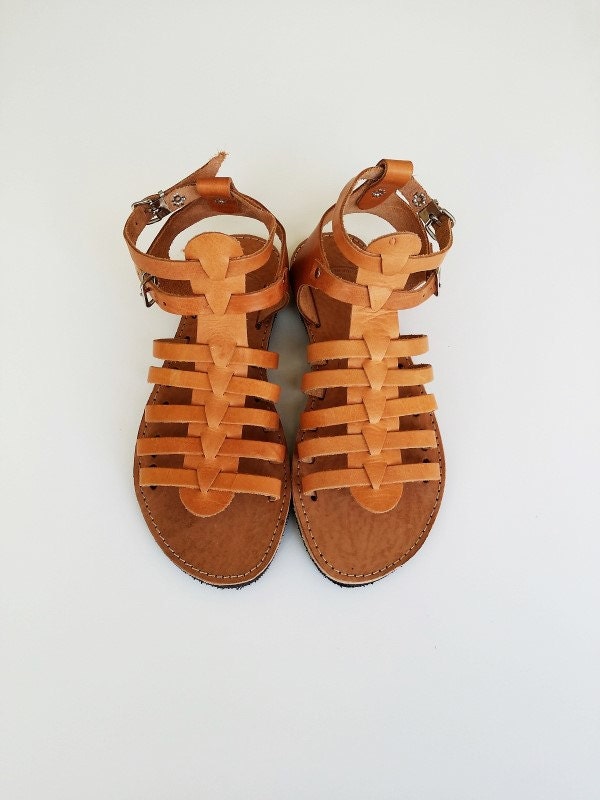 light brown gladiator sandals