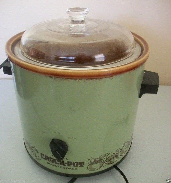 Vintage RIVAL Crock Pot Slow Cooker with Manual 3.5 QT Model