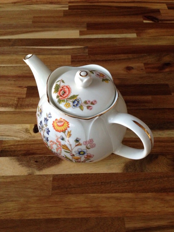 Teapot Robinson Design Group Flowered White by EastSideMojo