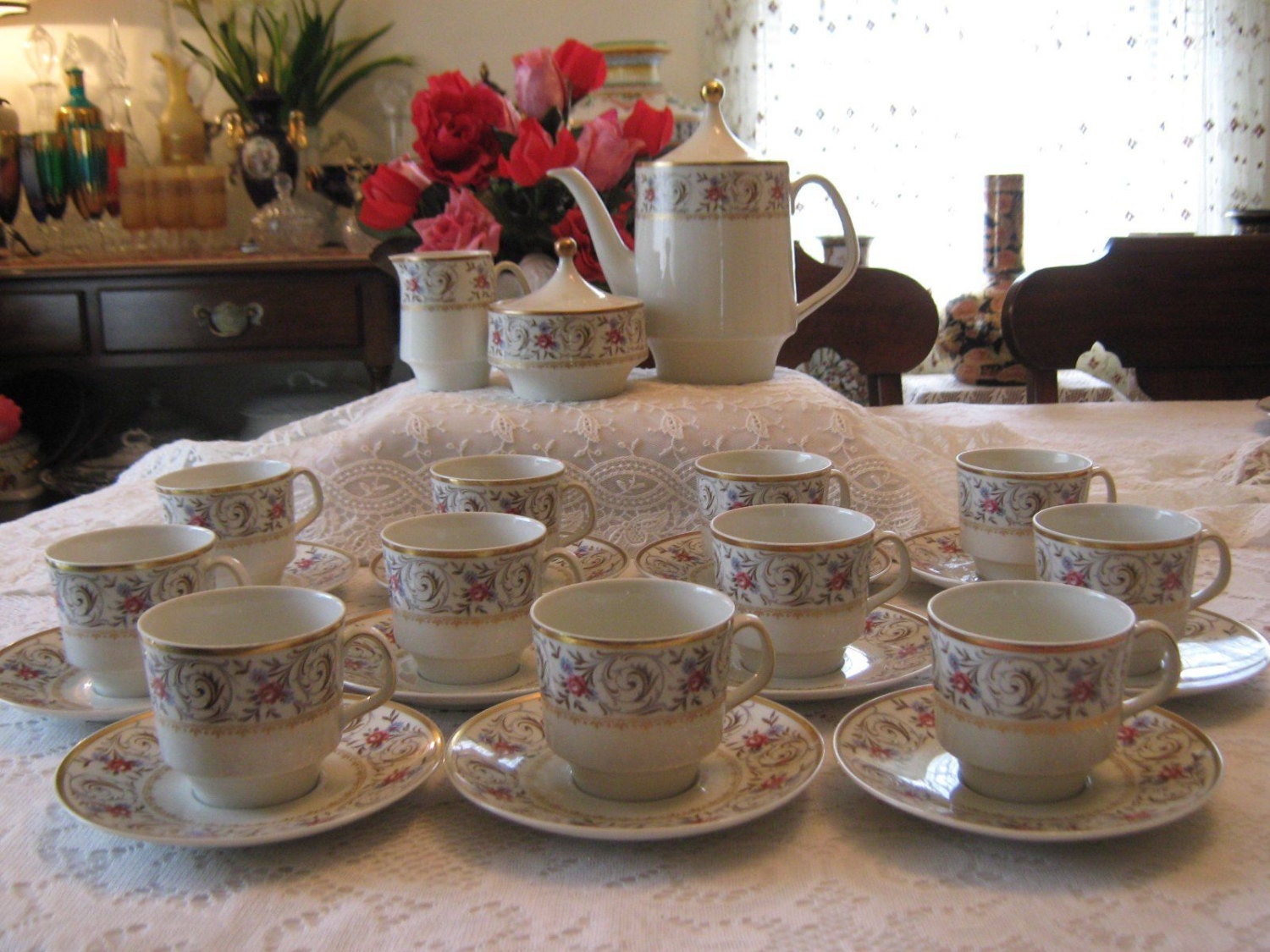 Vintage Bavaria Schumann Arzberg Germany Coffee/Tea set